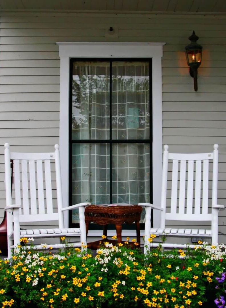 Lake Charles front Porch with new window